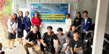 PIM Polimdo memberikan pelatihan instalasi listrik kepada remaja-remaja di Kelurahan Buha. (Foto; istimewa)