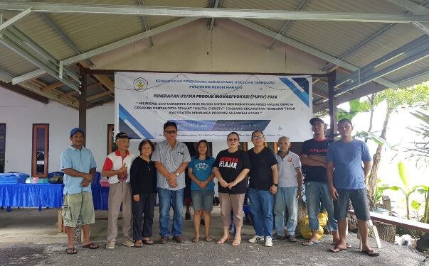 TIM PUPIV Polimdo bersama GGP) Jemaat "Milita Christy" Tondano. (Foto: istimewa)