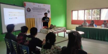 Pastor Yohanes I Made Pantyasa Pr saat memberikan sambutan. (Foto; meikel/barta)