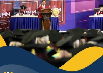 Wamen ATR/Waka BPN Raja Juli Antoni Orasi Ilmiah di Wisuda UMM