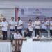 Foto: Empat Paslon Saat Mencabut Nomor Urut di Aula KPU Sangihe. (Dok. Istimewa)