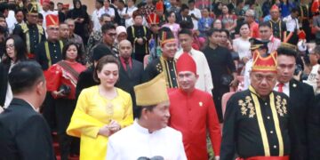 Situasi perayaan paripurna dalam rangka HUT Provinsi Sulut ke-60 Tahun. (Foto:istimewa)