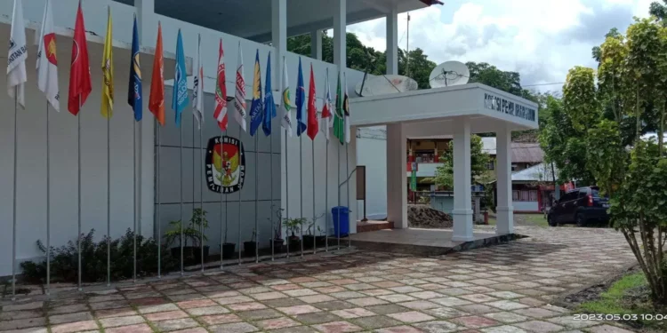 Foto: Gedung KPUD Sangihe. (Dok. Istimewa)