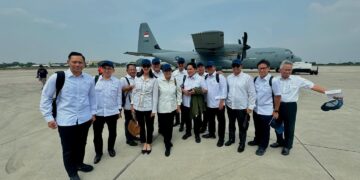 Menteri Agraria dan Tata Ruang/Kepala Badan Pertanahan Nasional (ATR/BPN), Nusron Wahid dan Wakil Menteri ATR/Wakil Kepala BPN, Ossy Dermawan telah tiba di Magelang, Jawa Tengah untuk mengikuti Rapat Kerja dan Retreat Magelang. (foto: dok ATR/BPN)