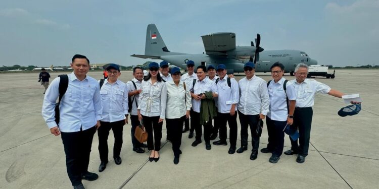 Menteri Agraria dan Tata Ruang/Kepala Badan Pertanahan Nasional (ATR/BPN), Nusron Wahid dan Wakil Menteri ATR/Wakil Kepala BPN, Ossy Dermawan telah tiba di Magelang, Jawa Tengah untuk mengikuti Rapat Kerja dan Retreat Magelang. (foto: dok ATR/BPN)