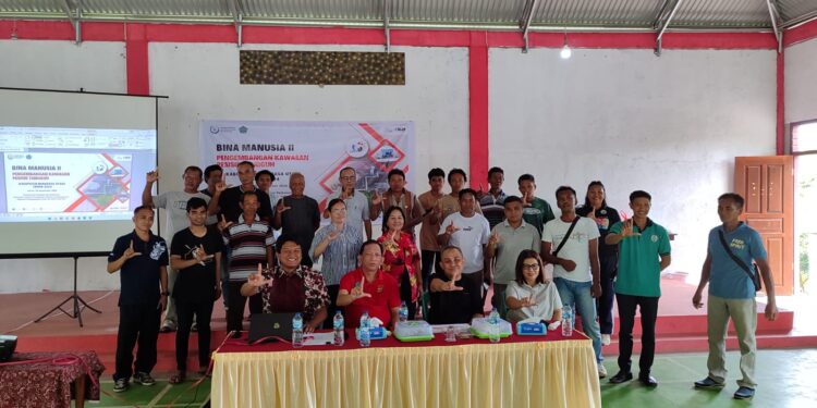 KKP bersama masyarakat Desa Serei. (Foto; istimewa)