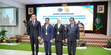 Menteri ATR/Kepala BPN, Agus Harimurti Yudhoyono hadir dalam gelar sertifikasi bersama MA. (foto: dok ATR/BPN)
