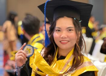 Lulusan DIII Teknik Sipil Polimdo, Gehati Cheilah Tatuhe. (Foto: Chailah)