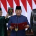 Presiden Prabowo resmi dilantik.