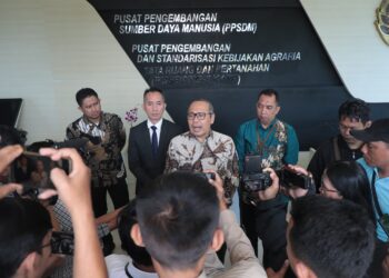 Sekjen Kementerian ATR/BPN, Suyus Windayana sebut penyelesaian masalah pertanahan dari hulu ke hilir. (foto: dok ATR/BPN)