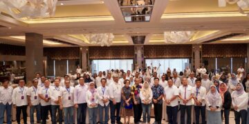 Caption: Kementerian Agraria dan Tata Ruang/Badan Pertanahan Nasional (ATR/BPN) melalui Direktorat Jenderal (Ditjen) Penataan Agraria menyelenggarakan kegiatan Monitoring dan Evaluasi Kinerja Kegiatan Bidang Penataan dan Pemberdayaan Tahun 2024 pada Rabu (23/10/2024) di Ayana Midplaza Hotel, Jakarta. (foto: dok ATR/BPN)