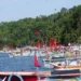 Parade Perahu Nelayan Saat Kampanye Tamuntuan-Seliang di Tanjung Pantai Enemawira