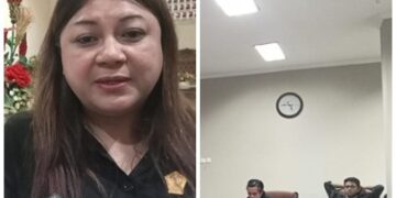 Situasi menerima aspirasi Amara yang menolak reklamasi. (Foto: meikel/barta)