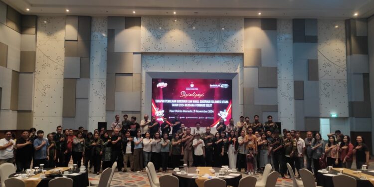 Foto bersama KPU, Forward, dan para Narasumber. (Foto; istimewa)