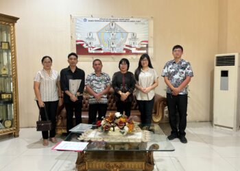 Pertemuan Sekretariat DPRD Tomohon dengan Setwan DPRD Sulut. (Foto: istimewa)