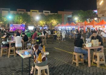 Kemeriahan Festival Tuna 2024-Season III di kawasan Mega Mas Manado. (foto: Tri/Barta1)