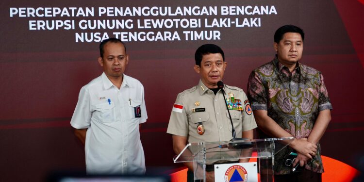 Menteri Nusron Siapkan 50 Hektare Tanah untuk Relokasi Korban Erupsi Gunung Lewotobi Laki-Laki NTT. (Foto: ATR/BPN)