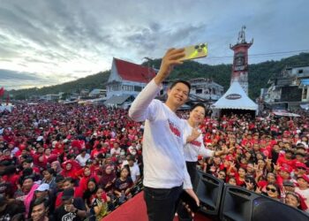 Puluhan Ribu Massa Macetkan Kota Tahuna, TAMANG: Kami Mohon Maaf