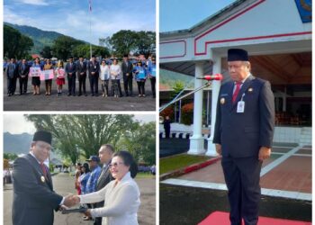 Foto: Momen Upcara Hari Kesaktian Pancasila 2024 di Sangihe. (Dok. Istimewa)