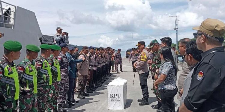 KPU Talaud Distribusikan Logistik Pilkada