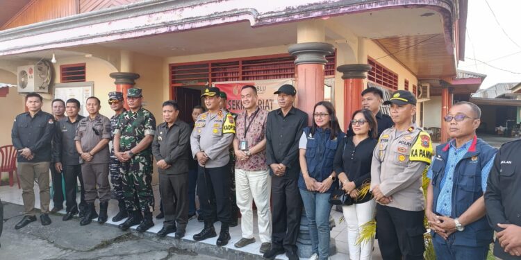 Bersama Forkopimda, KPU Talaud Tinjau Kesiapan Pelaksanaan Pilkada