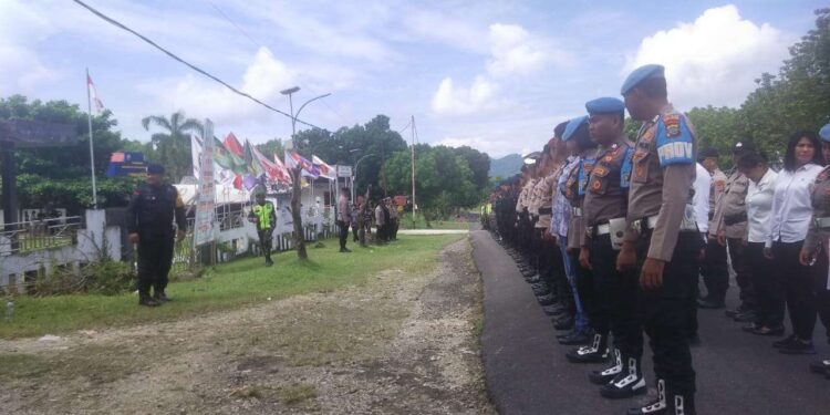 Kesiapan Pengamanan Pleno Terbuka Tingkat Kabupaten Dimatangkan