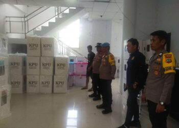 ​Logistik dari PPK Mulai Tiba di Gudang Logistik KPU Talaud