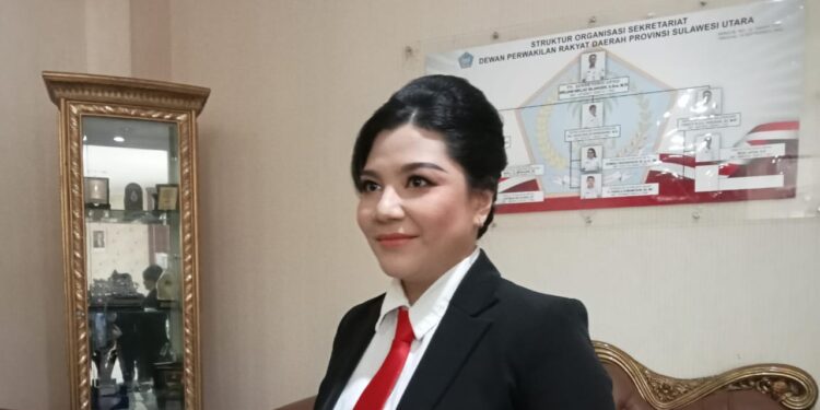 Anggota DPRD Sulut, Hillary Julia Tuwo. (Foto: eky/barta)