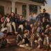 Lukisan Raden Saleh yang menggambarkan penangkapan Pangeran Diponegoro oleh Pasukan Tulungan sebelum diasingkan ke Tanah Sulawesi Utara. (foto: wikipedia)