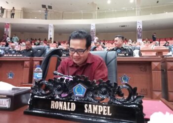 Anggota DPRD Provinsi Sulut, Ronald Sampel. (Foto: meikel/barta)