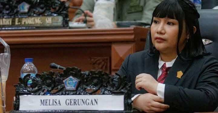 Anggota DPRD Provinsi Sulut, Melisa Gerungan. (Foto: meikel/barta)