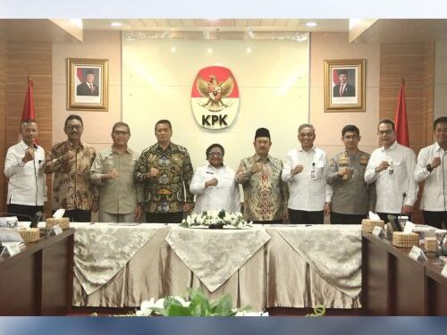 Irjen Kementerian ATR/BPN Saksikan Penandatanganan SKB Timnas Pencegahan Korupsi