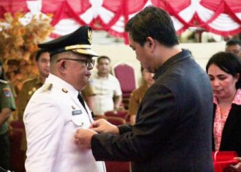 Jelang Pelantikan Chyntia-Heronimus, Denny Kondoj Dilantik Penjabat Bupati Sitaro