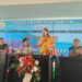 Direktur Polimdo, Dra Mareyke Alelo, MBA saat memberikan sambutan pada kuliah umum bersama PT Sasa. (Foto: istimewa)