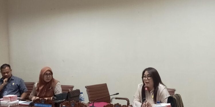 Anggota DPRD Provinsi Sulut, Jeane Laluyan Sorot Aset Kendaraan di Badan Penghubung Sulut. (Foto: meikel/barta)