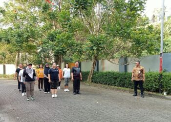 Pelatihan PBB Sekretariat DPRD Sulut. (foto: meikel/barta)