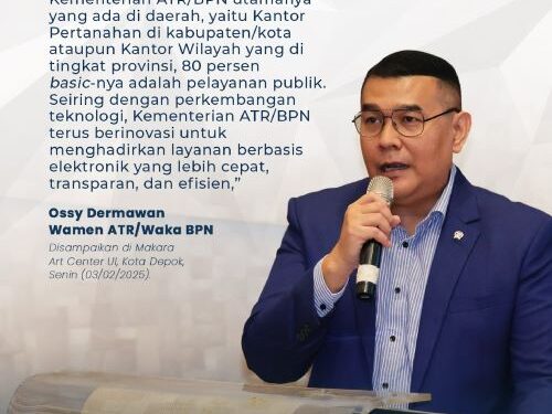 Kementerian ATR/BPN Tingkatkan Pelayanan Melalui Implementasi Layanan Pertanahan Elektronik