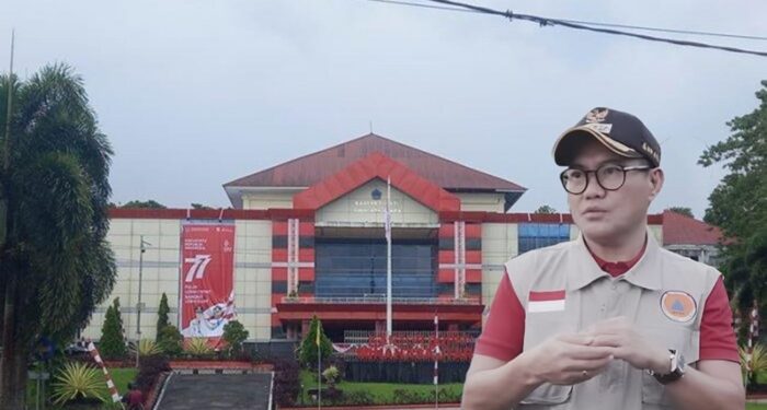 Joune Ganda menetapkan situasi darurat kebencanaan di Kabupaten Minahasa Utara. (foto: Humas Pemkab Minut)
