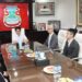 Pertemuan Walikota Manado Andrei Angouw dan perwakilan Kota Miyako Jepang membahas kerjasama bilateral. (foto: Humas Pemkot Manado)
