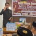Wali Kota Bitung Hengky Honandar, memberikan sambutan dalam acara buka puasa bersama Mitra Dakwah. (Foto: Chris/barta1)