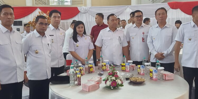 Foto: Bupati Kepulauan Sangihe, Michael Thungari dan Kepala-kepala Daerah Lainnya, dalam Giat Rakoor Pengelolaan Keuangan dan Efisiensi Belanja APBD 2025