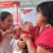 Proses Pencegahan Anemia Pada Balita di Minut. (foto: istimewa)