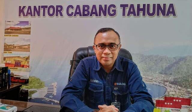 Foto: Pimpinan Cabang Perum Bulog Tahuna, Khristian Prasetia. (Dok. Istimewa)