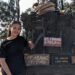 Cindy Lestari Pangajow saat berada di top Puncak Gunung Abang. (foto: istimewa)