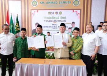 Menteri Nusron dan Ketua DPP PUI Teken MoU, Dorong Pemanfaatan Tanah Wakaf