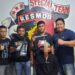 Tim Gabungan Resmob Polres dan Polsek Maesa berhasil amankan pelaku DB. (foto: Chris/Bitung)