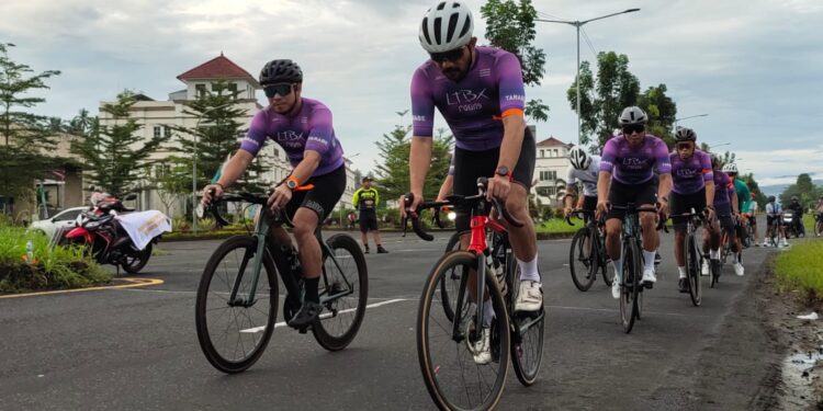 Atmosfir olahraga bersepeda di Kota Manado. (Foto: istimewa)