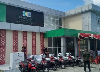 Laboratorium Kesehatan Daerah jadi fasilitas publik terbaru di Kabupaten Minahasa Utara. (foto: Randy/Barta1)