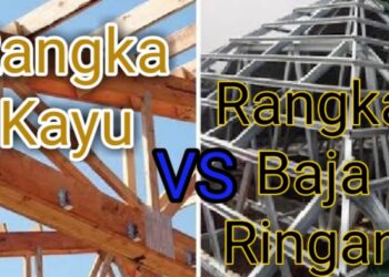 Rangka Kayu dan Baja Ringan. (foto: istimewa)