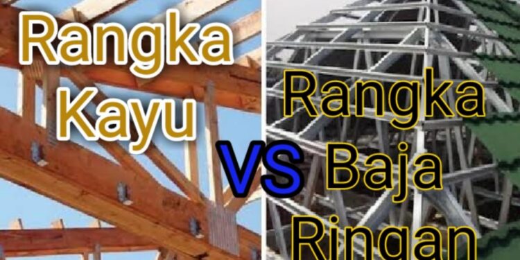 Rangka Kayu dan Baja Ringan. (foto: istimewa)